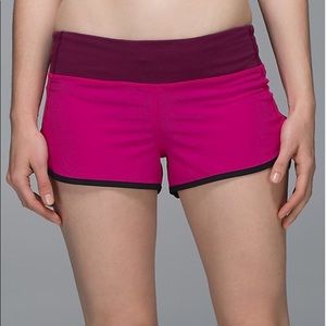 Lululemon Speed Short Size 6 Magenta